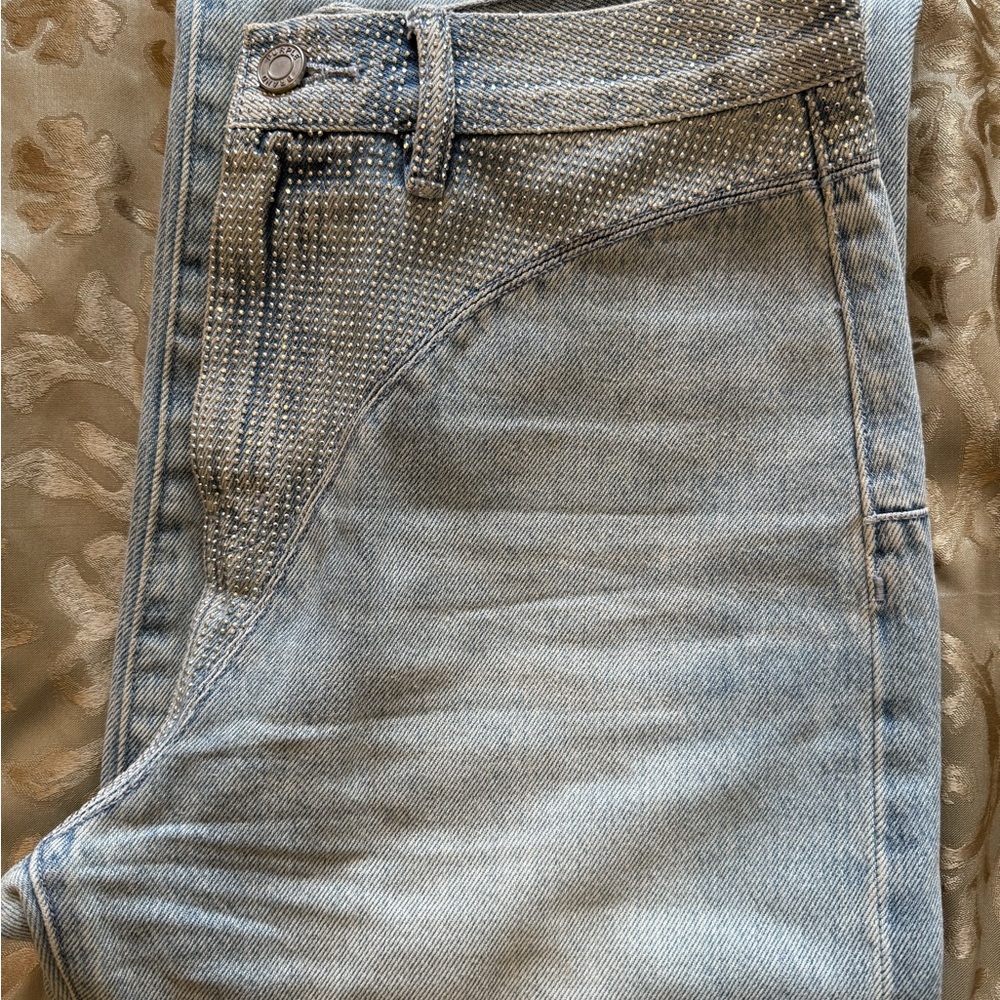 High Rise Light Blue Jeans for Women